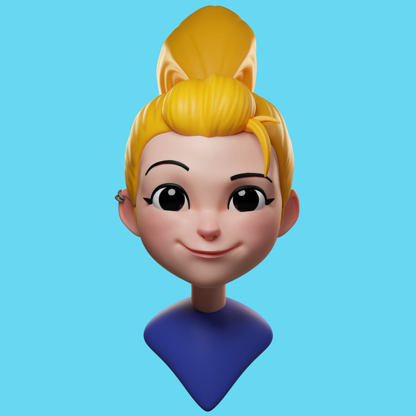 Sculpting a Stylized Female Head in ZBrush