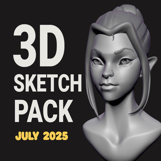 3D Sketch Pack: July 2025