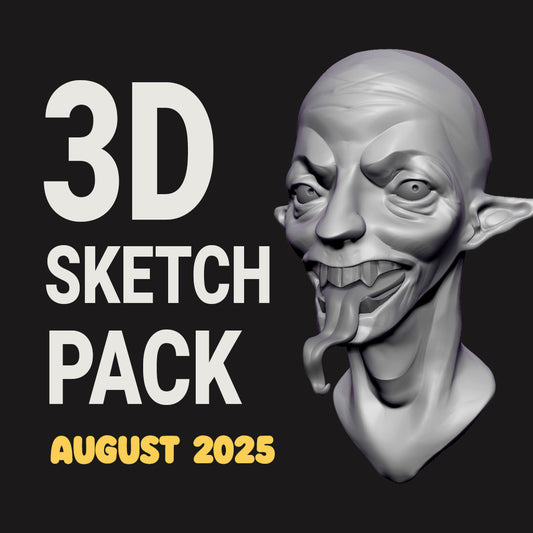 3D Sketch Pack: August 2025