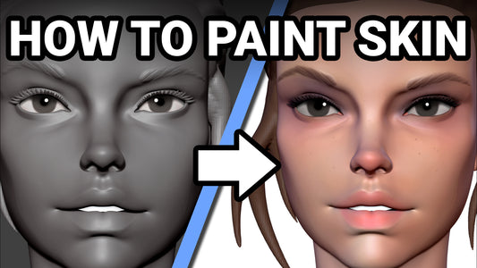 How To Paint Skin - ZBrush Tutorial